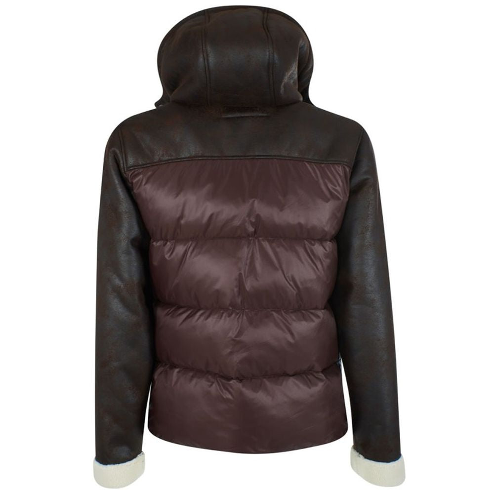 Ναι Zee Brown Nylon Jacket