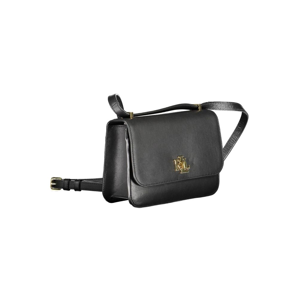 Ralph Lauren Black Leather Handbag