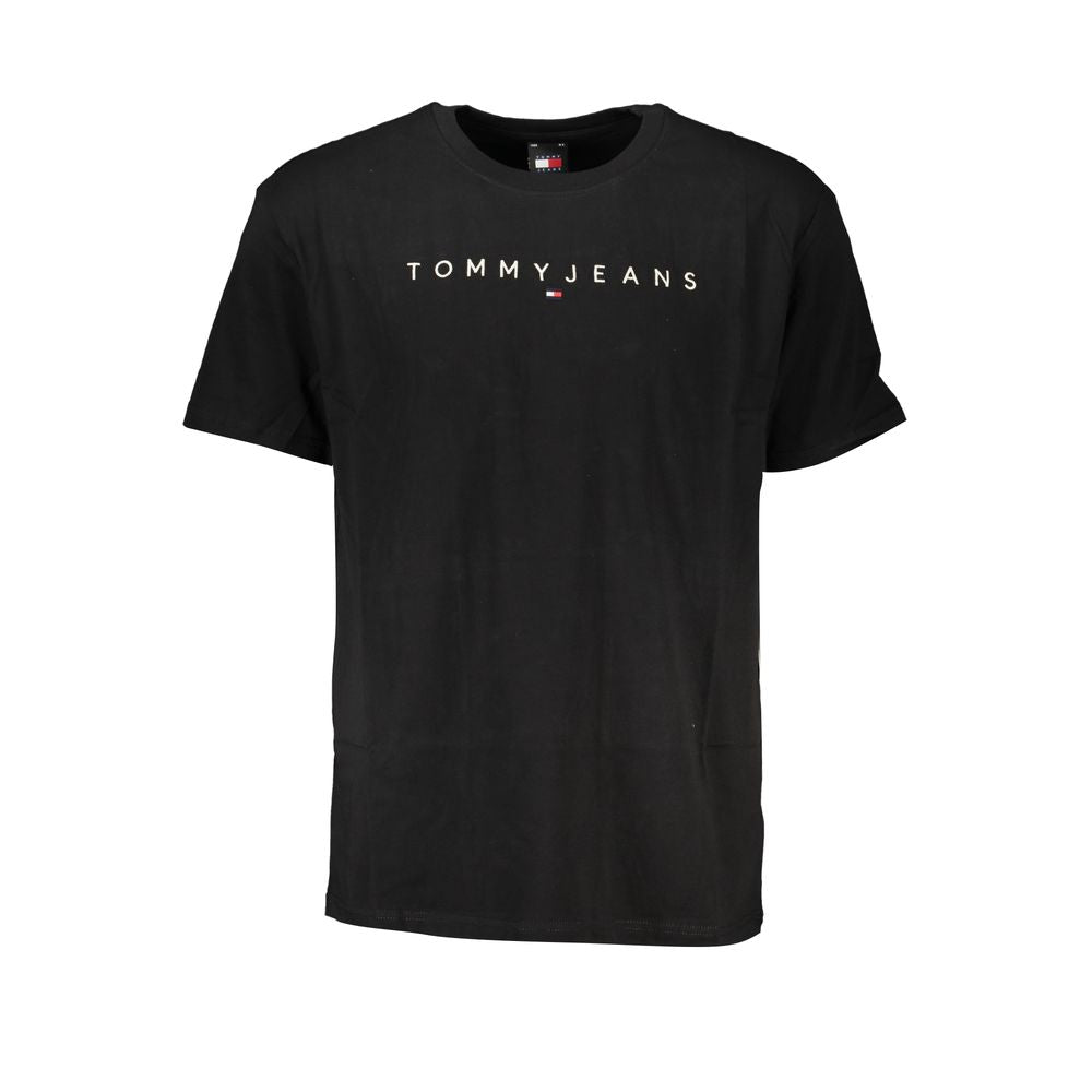 Tommy Hilfiger Μαύρο Βαμβακερό T-Shirt