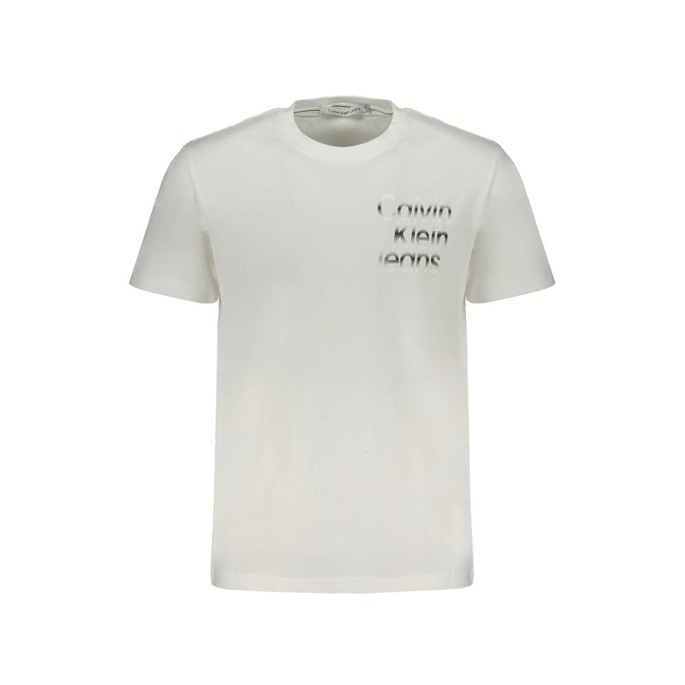 Calvin Klein Λευκό Βαμβακερό T-Shirt