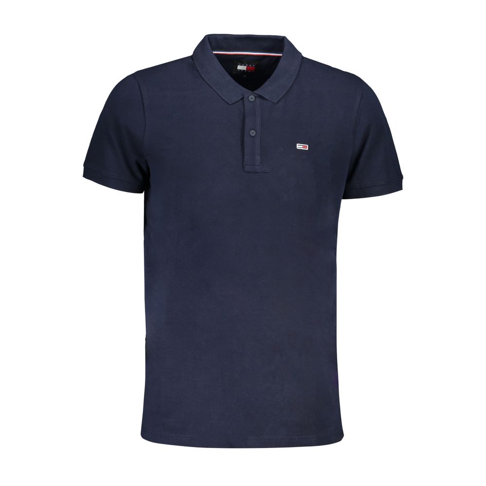 Tommy Hilfiger Μπλε Βαμβακερό Πόλο Shirt