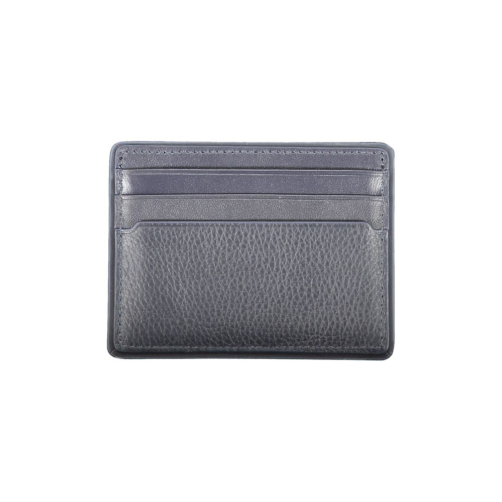 Tommy Hilfiger Blue Leather Wallet