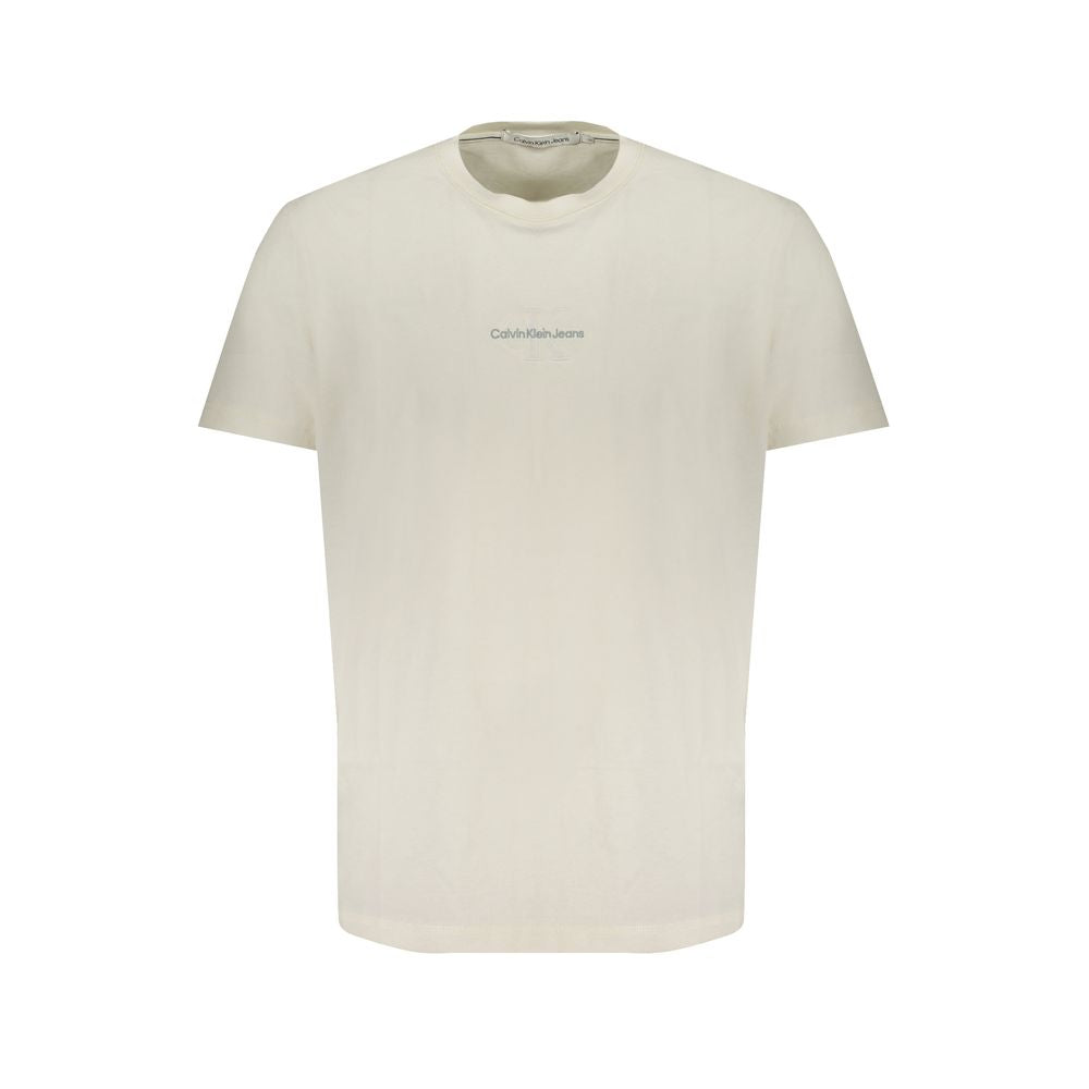 Calvin Klein Λευκό Βαμβακερό T-Shirt