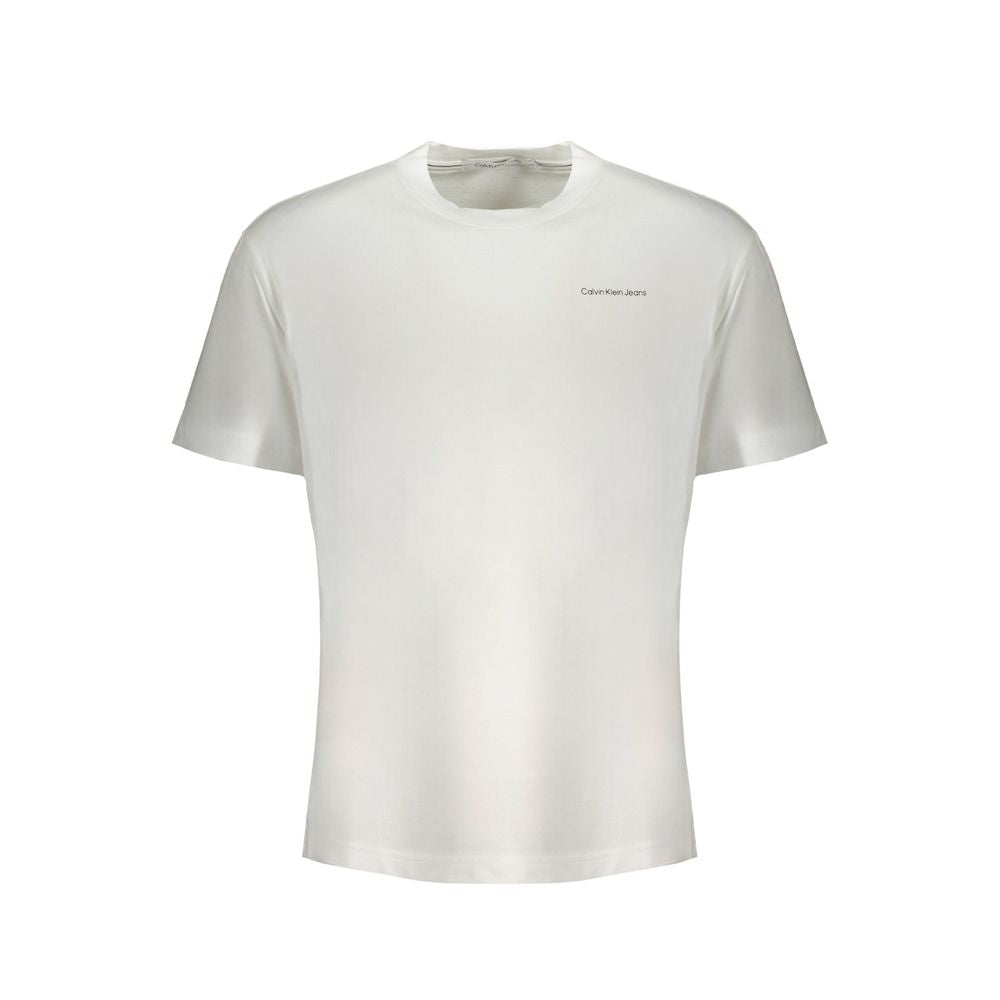 Calvin Klein Λευκό Βαμβακερό T-Shirt