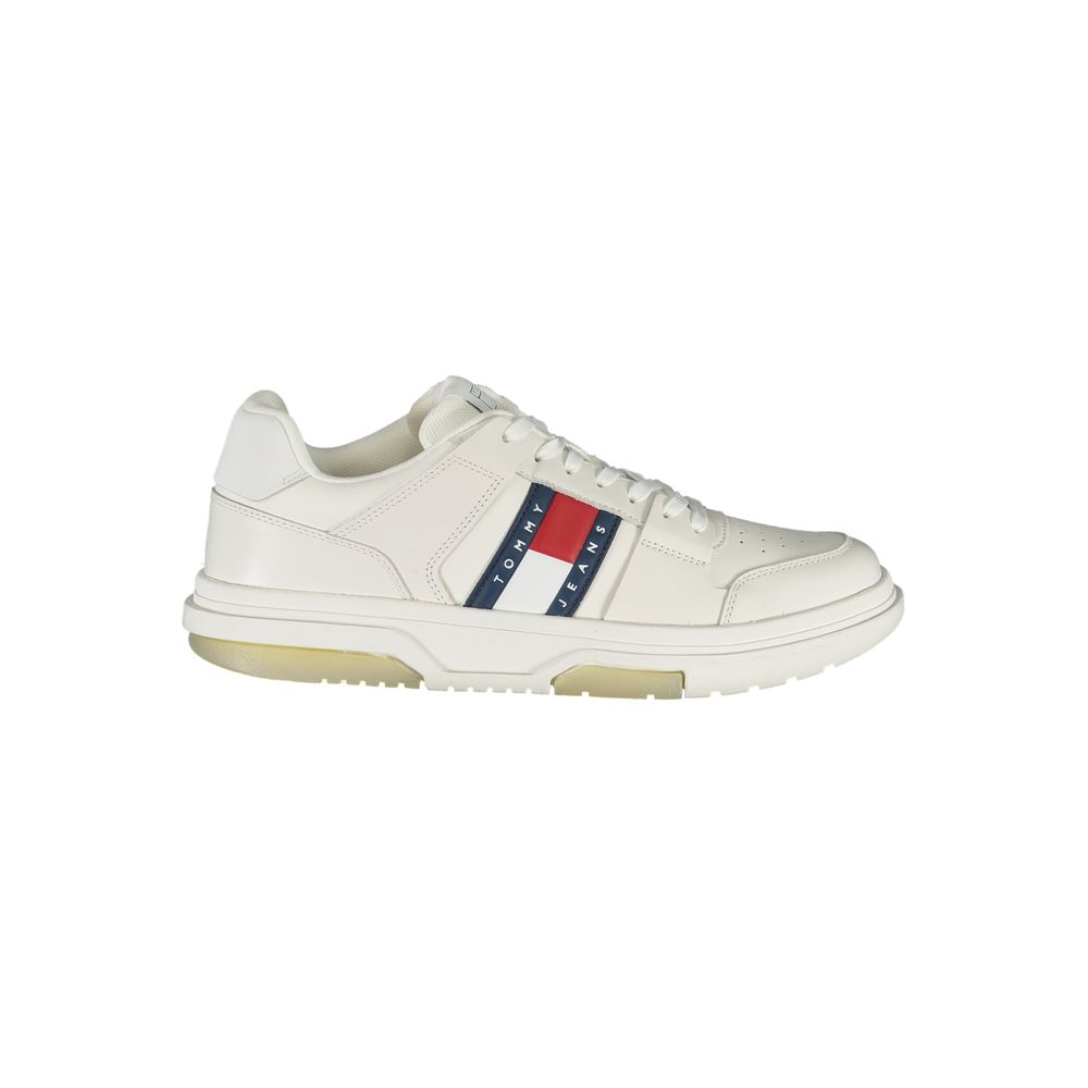 Tommy Hilfiger White Polyester Sneaker