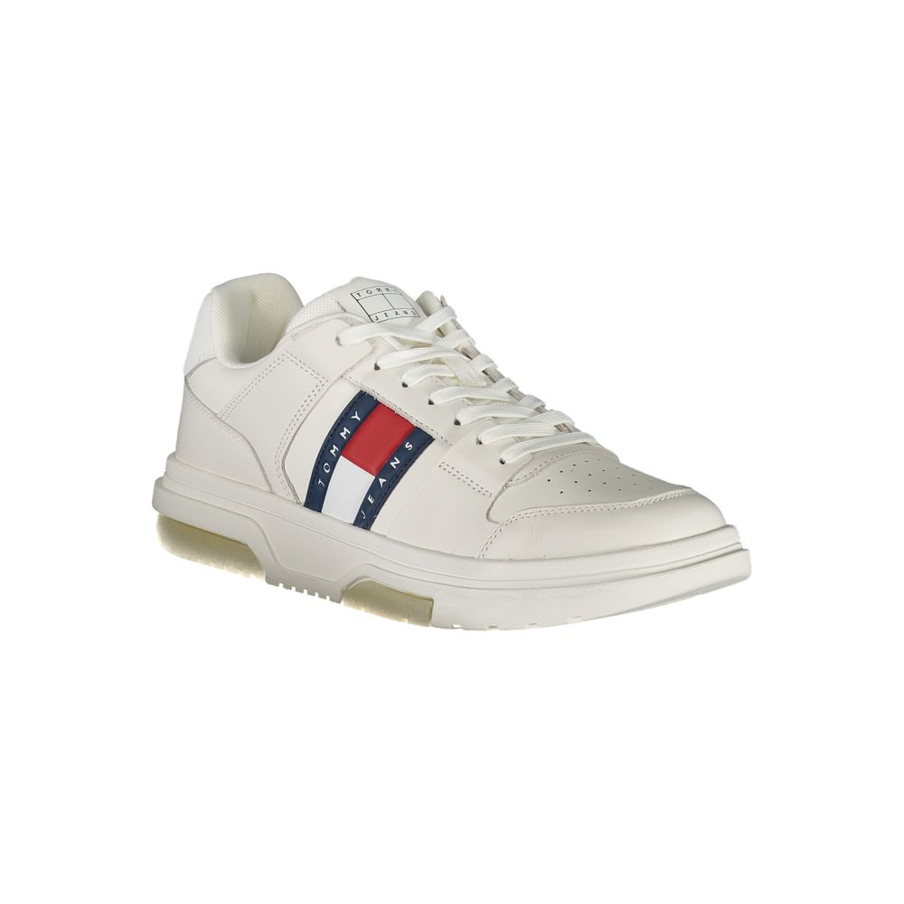 Tommy Hilfiger White Polyester Sneaker