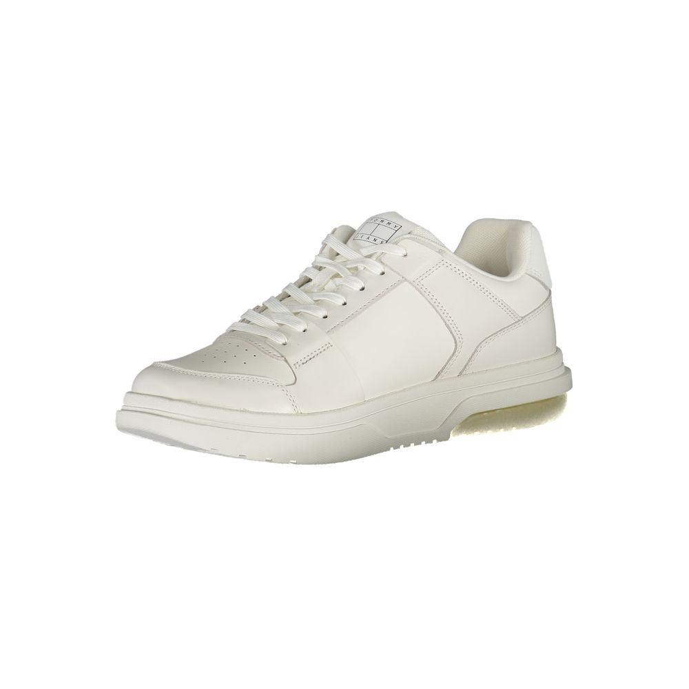 Tommy Hilfiger White Polyester Sneaker