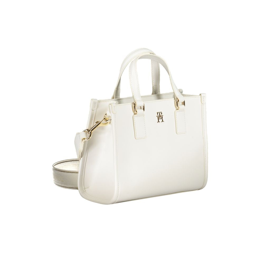 Tommy Hilfiger White Polyethylene Handbag