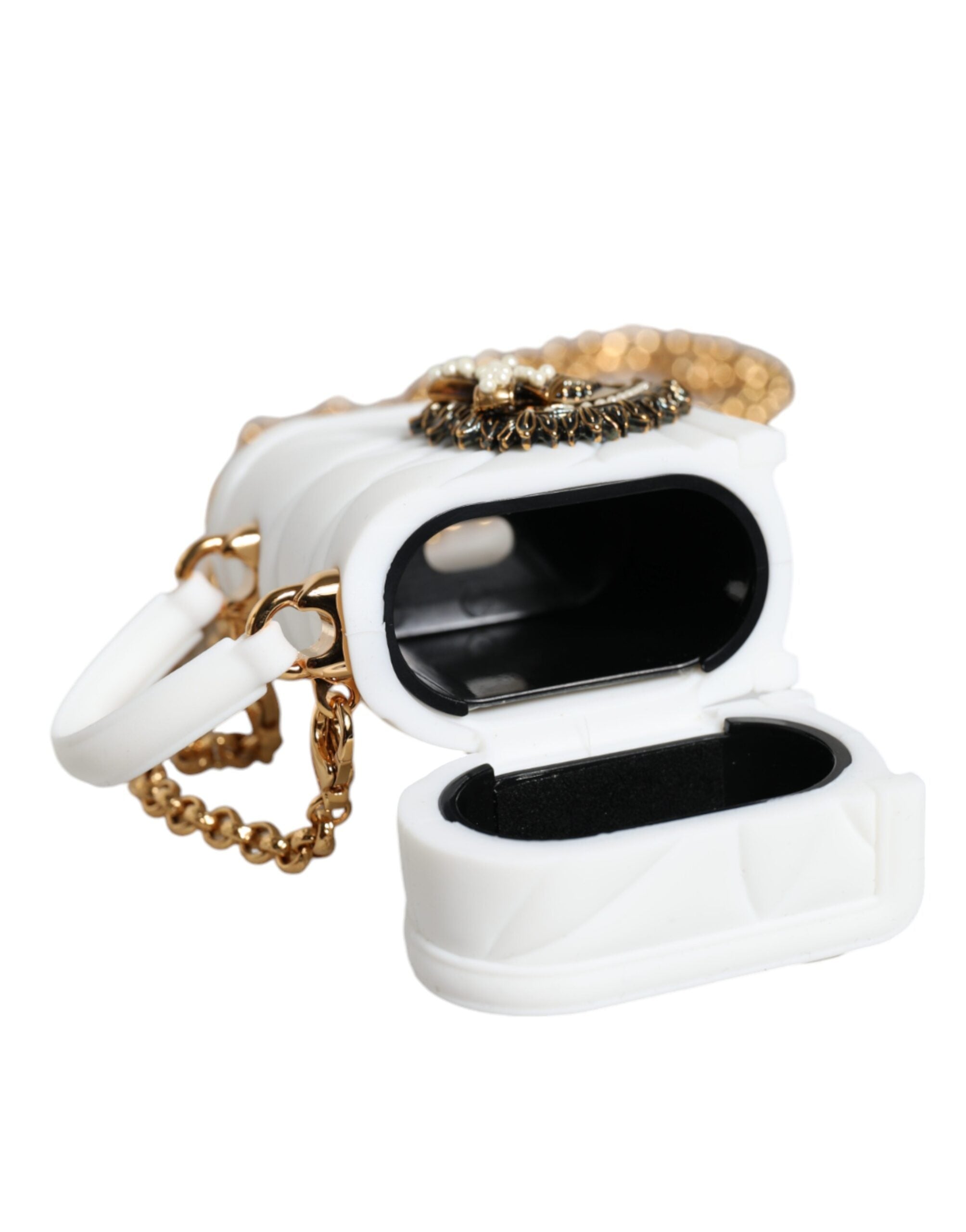 Dolce & Gabbana Λευκή Σιλικόνη Θήκη Airpod Devotion Heart