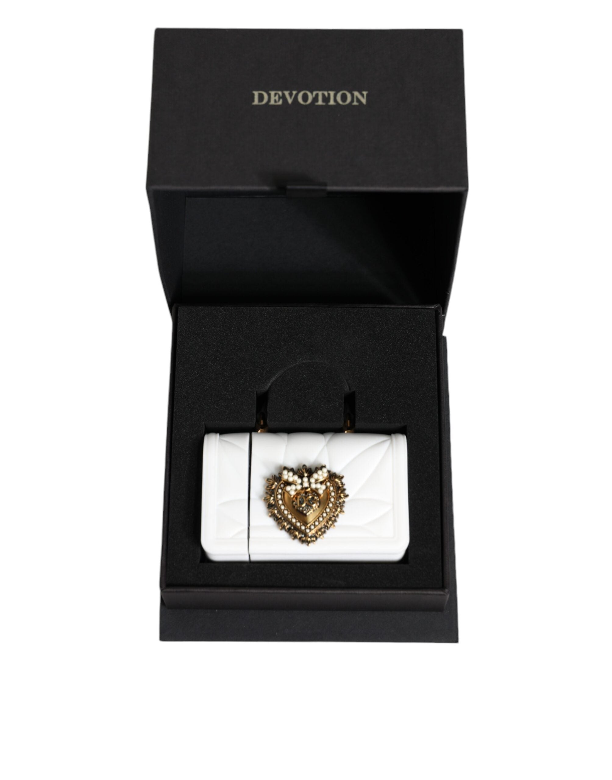 Dolce & Gabbana Λευκή Σιλικόνη Θήκη Airpod Devotion Heart