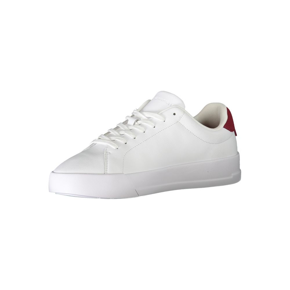 Tommy Hilfiger White Leather Men Sneaker