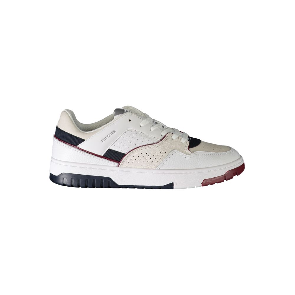 Tommy Hilfiger Λευκά Πολυαιθυλένια Ανδρικά Sneakers