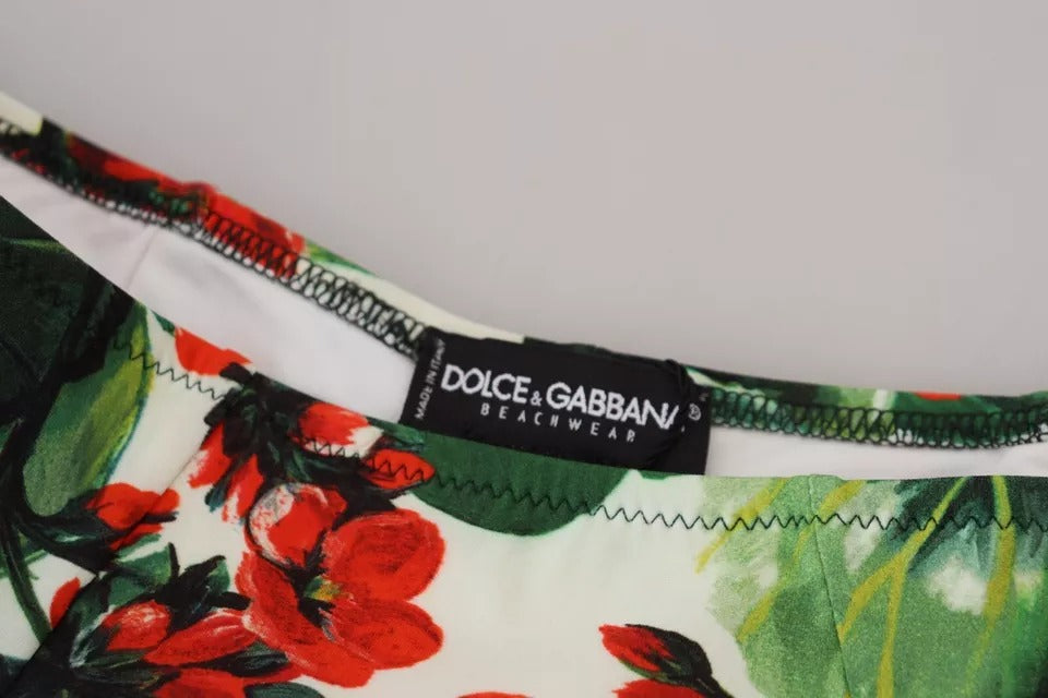 Dolce & Gabbana Πολύχρωμο Γεράνι Ζώνη Μαγιό Μπικίνι