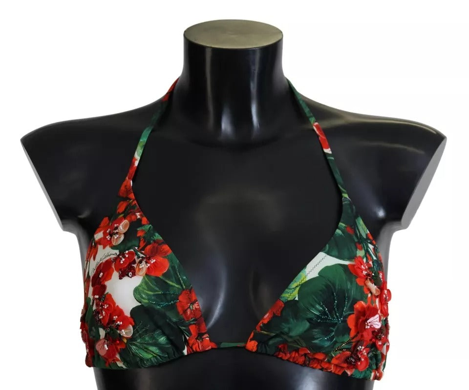 Dolce & Gabbana Πολύχρωμο Μπικίνι Halter Geranium