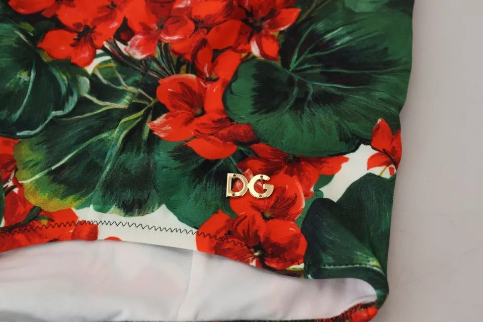 Dolce & Gabbana Πολύχρωμο Γεράνι Ολόσωμο Μαγιό