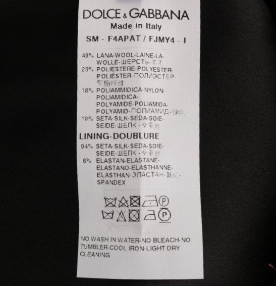 Κομψή φούστα με μολύβι Dolce &amp; Gabbana με χρυσό κρόσι