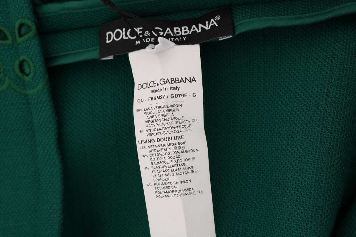 Κομψό πράσινο φόρεμα με θήκη Dolce &amp; Gabbana