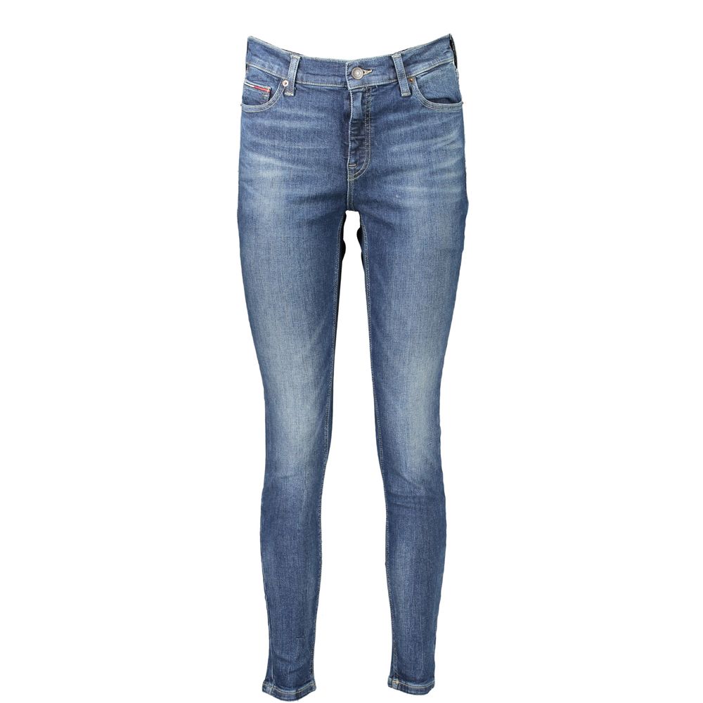 Tommy Hilfiger Blue Cotton Jeans & Pant