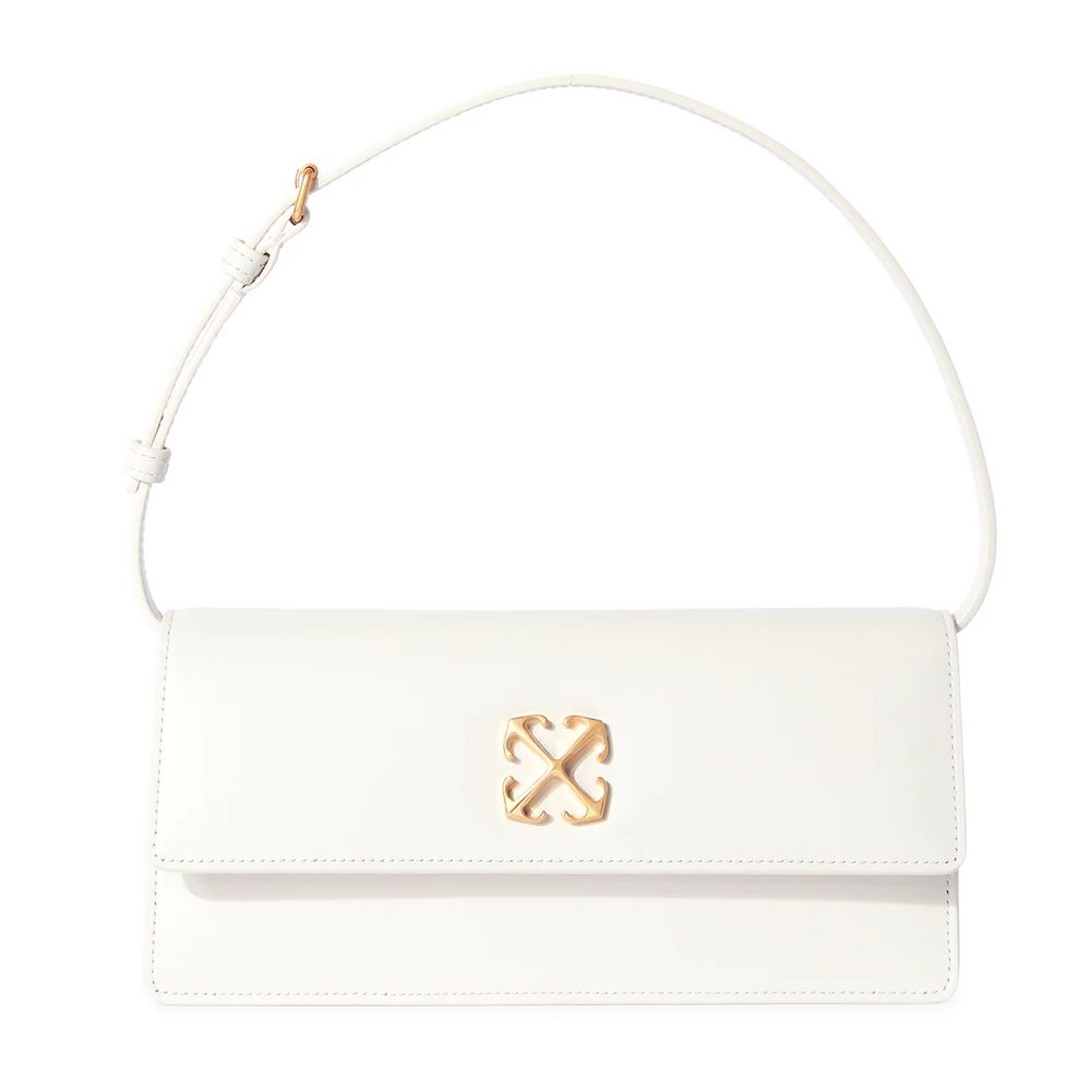 Off-White White Leather Handbag