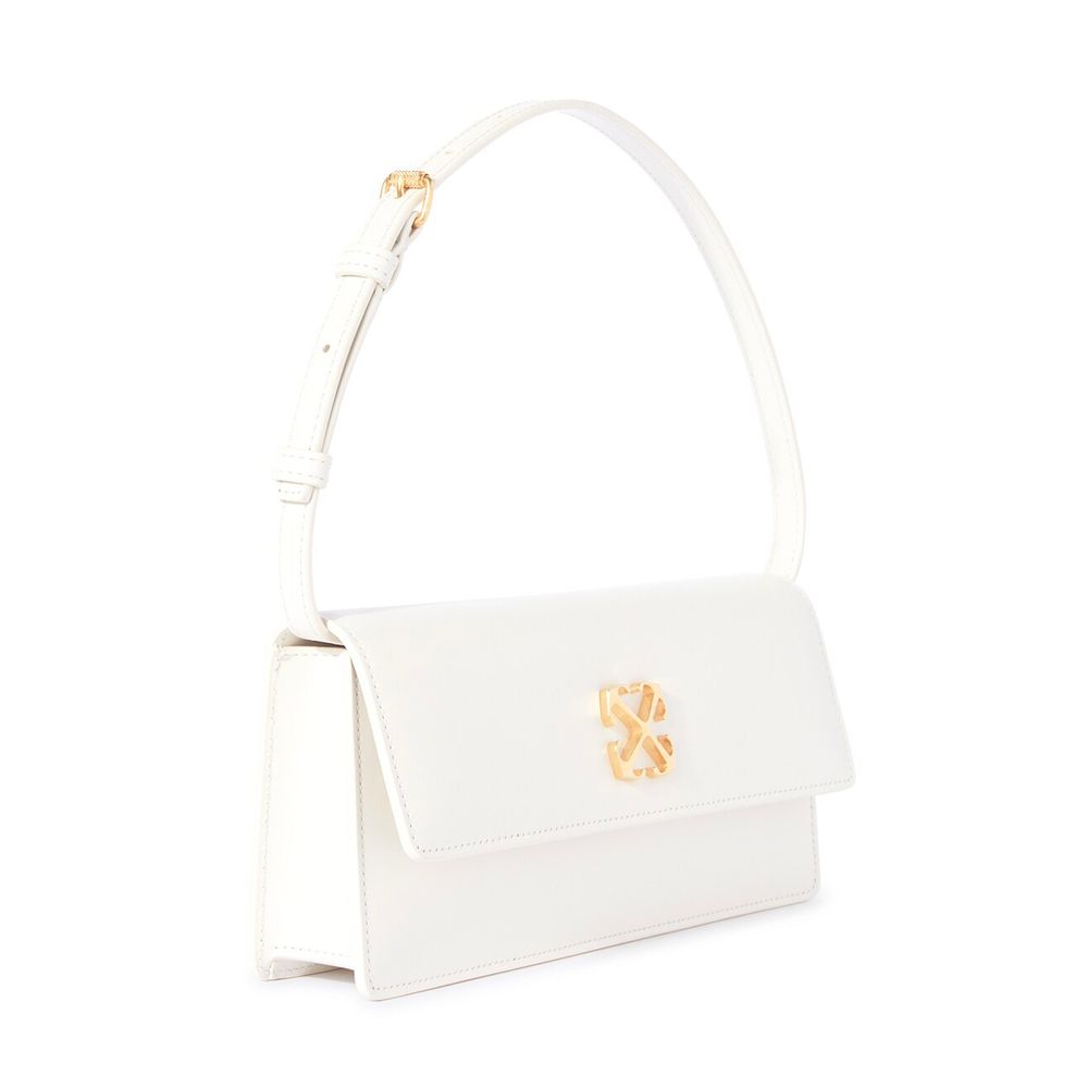 Off-White White Leather Handbag