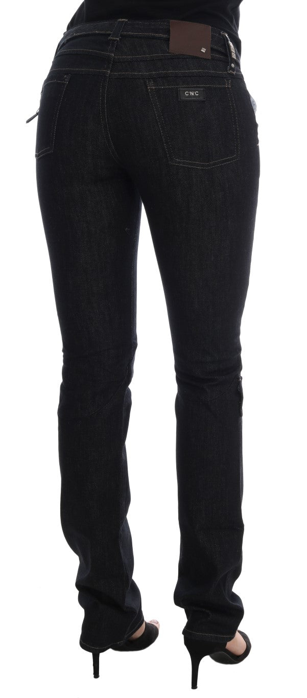 Στολή National Svelte Dark Blue Cotton Slim Jeans