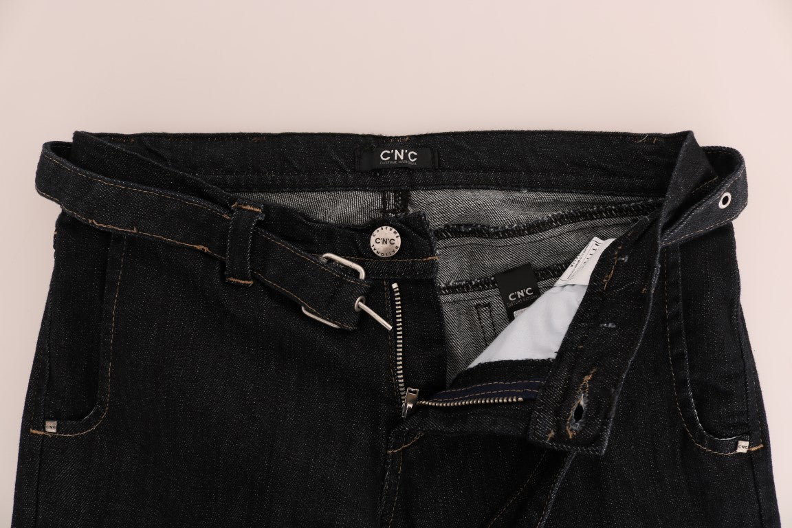 Στολή National Svelte Dark Blue Cotton Slim Jeans