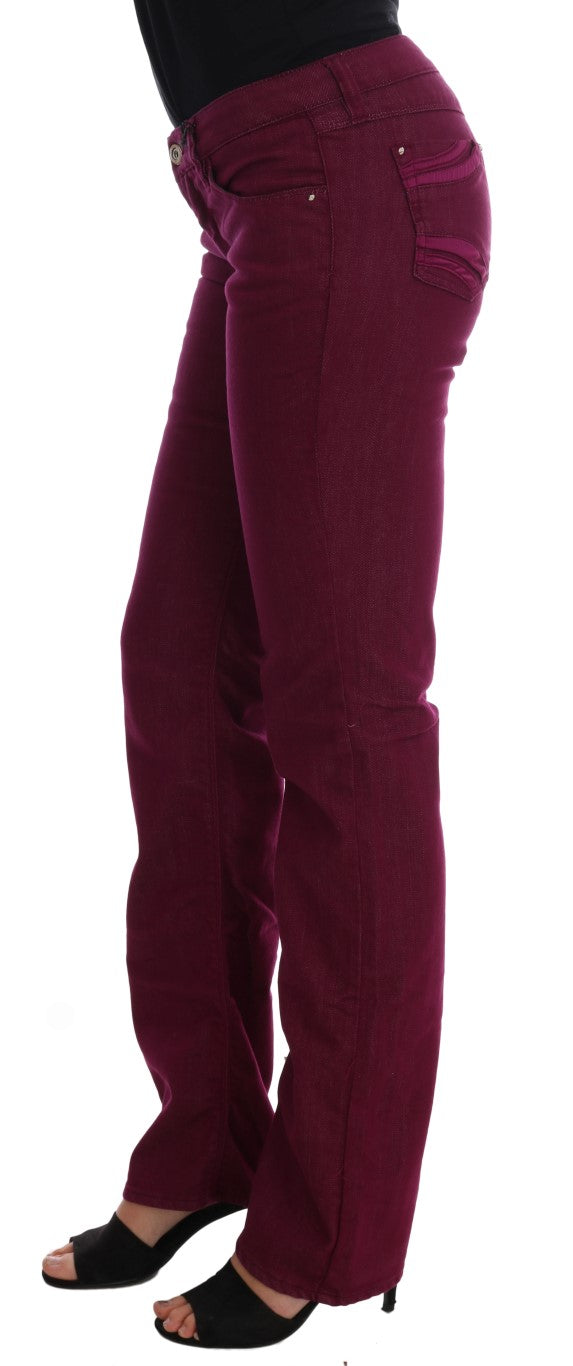 Κοστούμι National Sleek Red Straight Fit Luxury Jeans