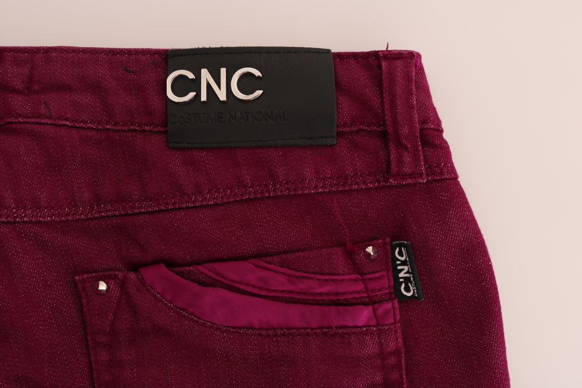 Κοστούμι National Sleek Red Straight Fit Luxury Jeans