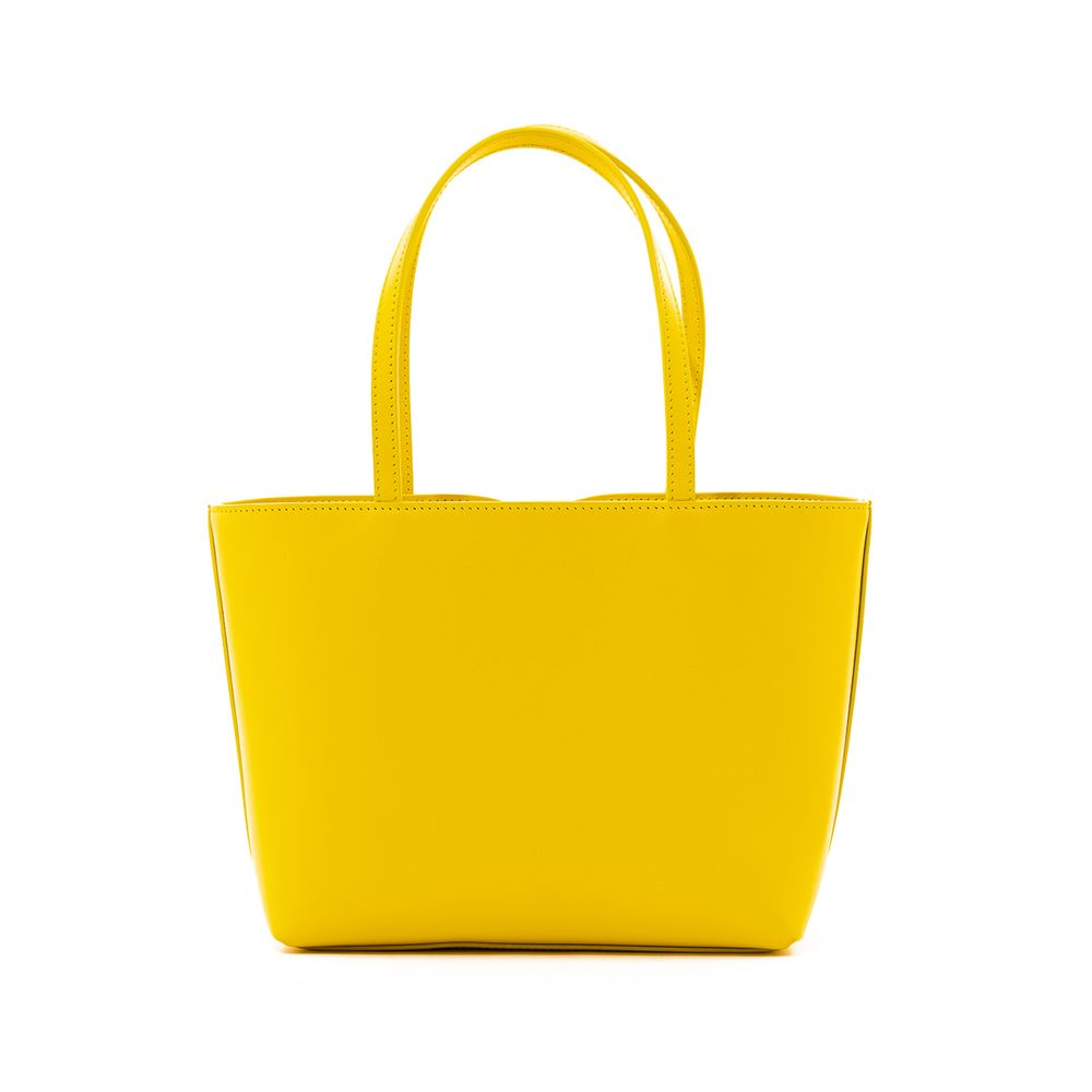 Dolce & Gabbana Yellow Leather Handbag