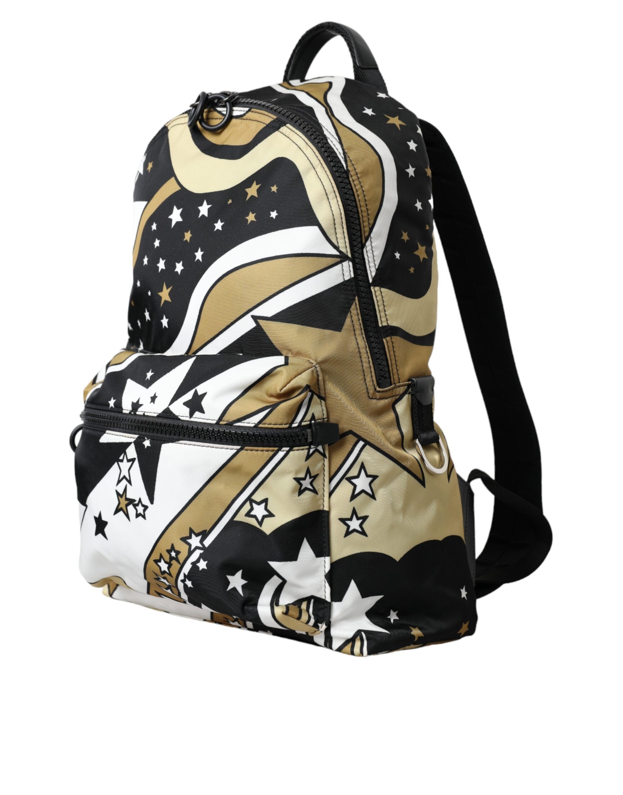 Ανδρική τσάντα πλάτης Dolce &amp; Gabbana πολύχρωμες ρίγες Stars Nylon Backpack