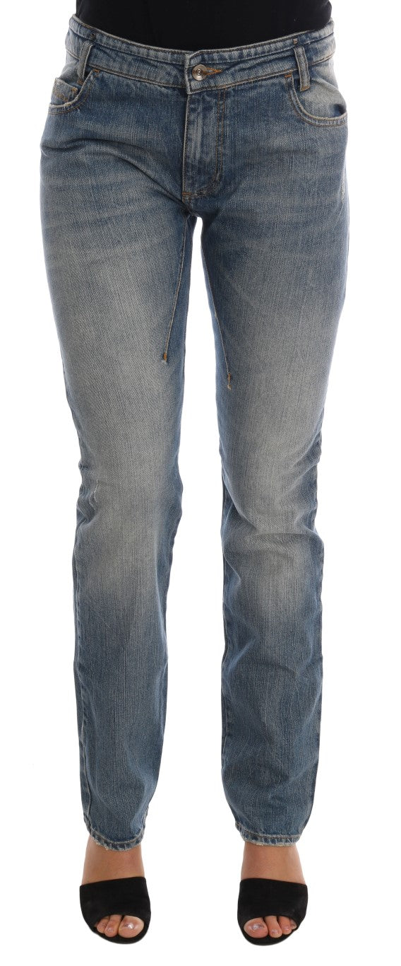 Κοστούμια National Chic Blue Slim Fit Designer Jeans