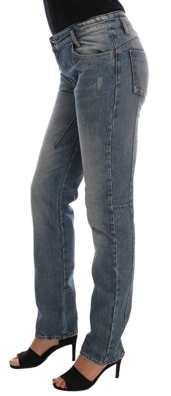 Κοστούμια National Chic Blue Slim Fit Designer Jeans