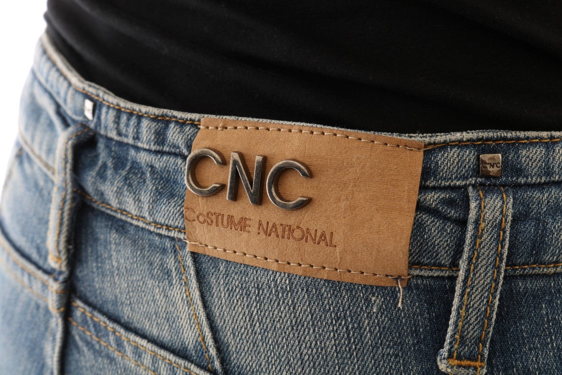 Κοστούμια National Chic Blue Slim Fit Designer Jeans