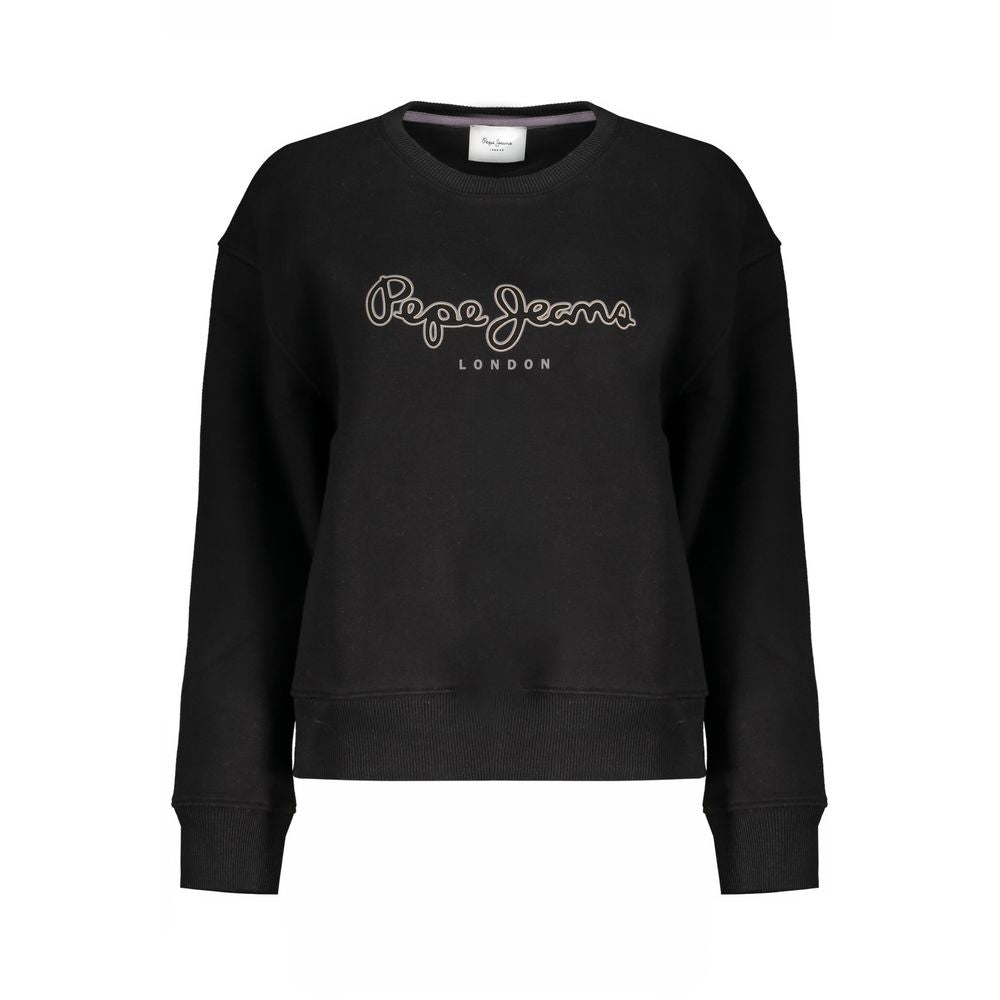 Pepe Jeans Black Cotton Sweater