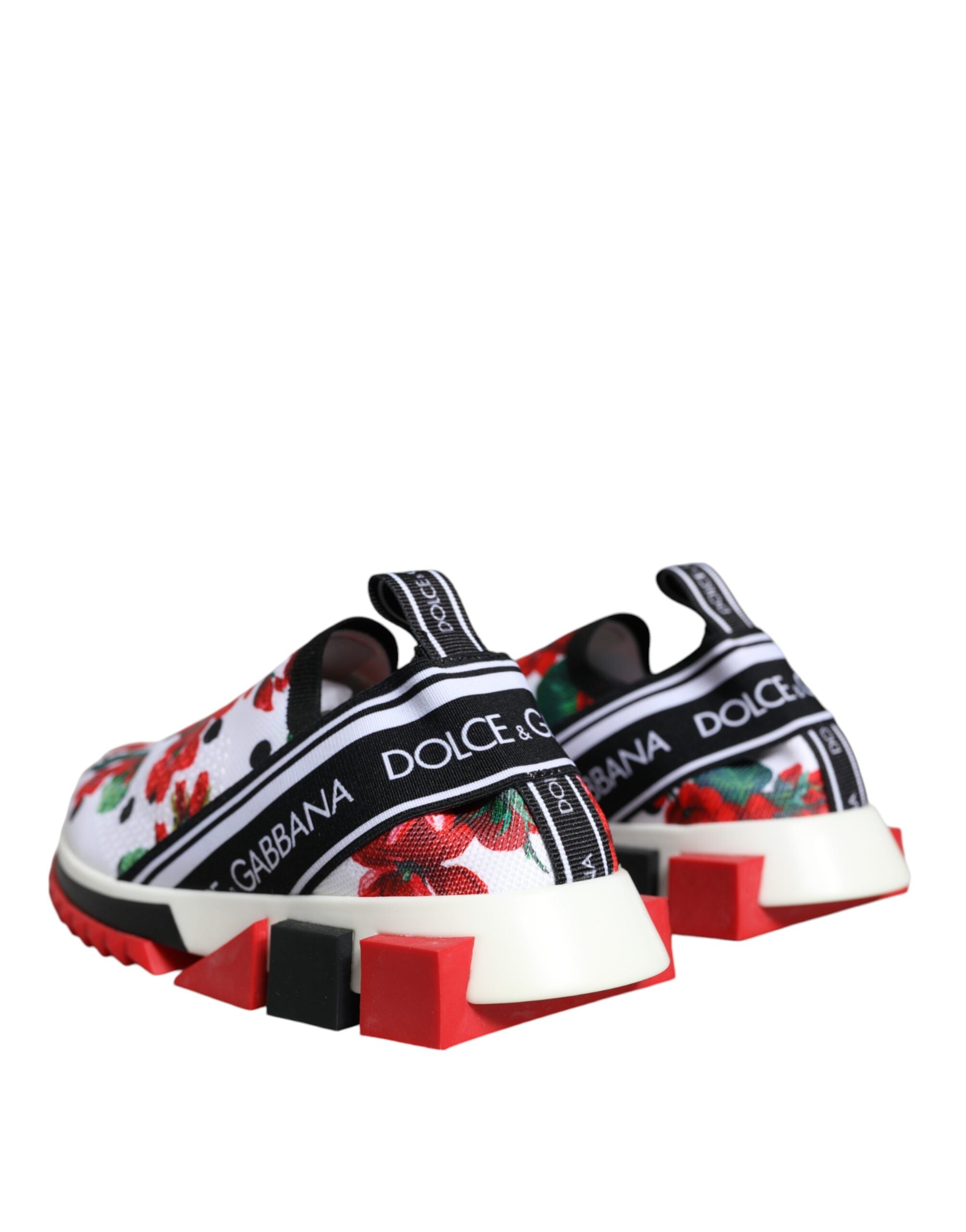 Dolce & Gabbana Multicolor Geranium Sorrento Sneakers Shoes