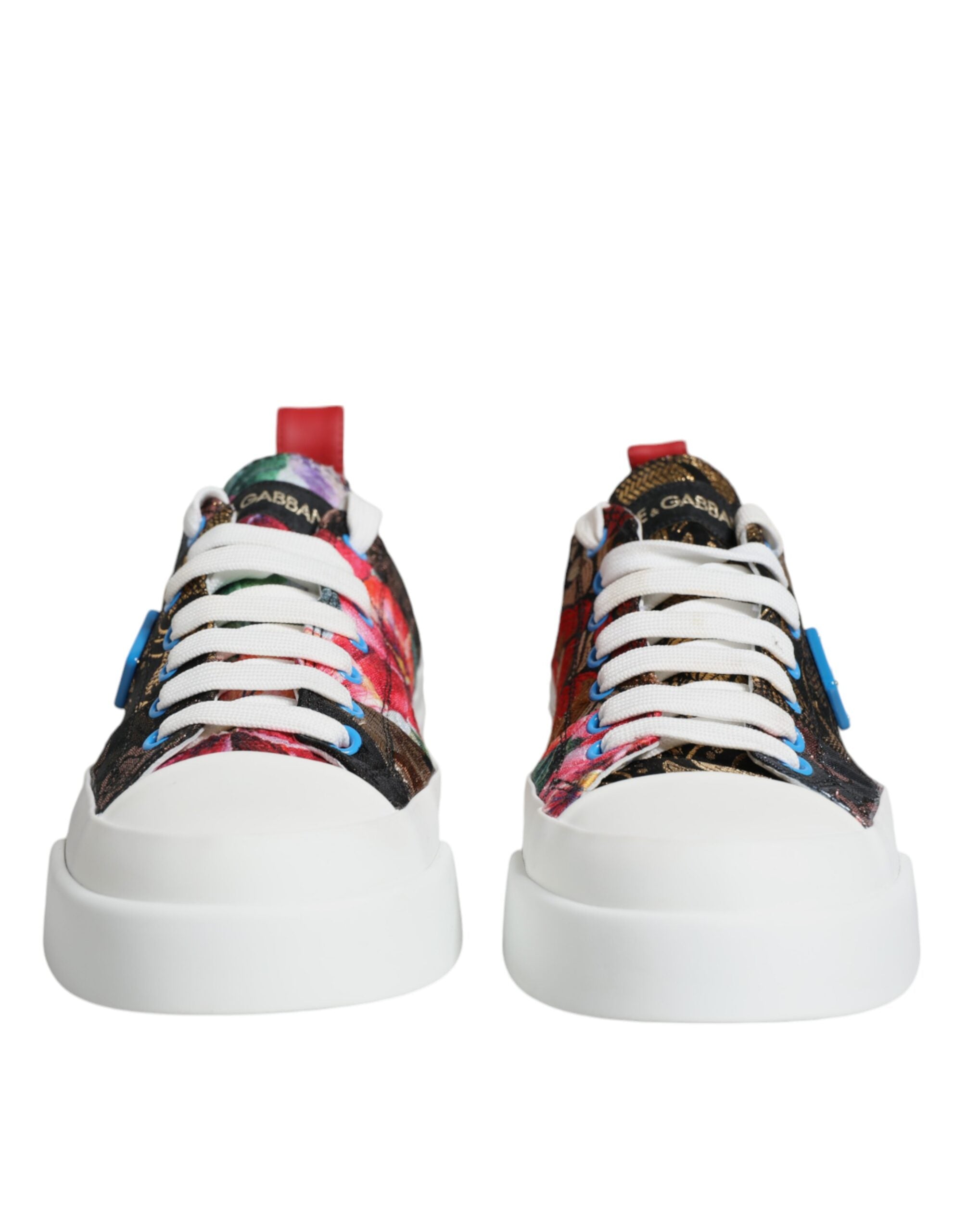 Dolce & Gabbana Πολύχρωμα Patchwork Χαμηλά Sneakers Παπούτσια