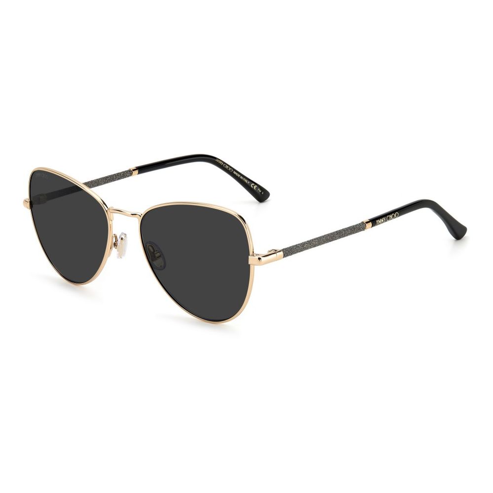 Jimmy Choo Gold Metal Sunglasses