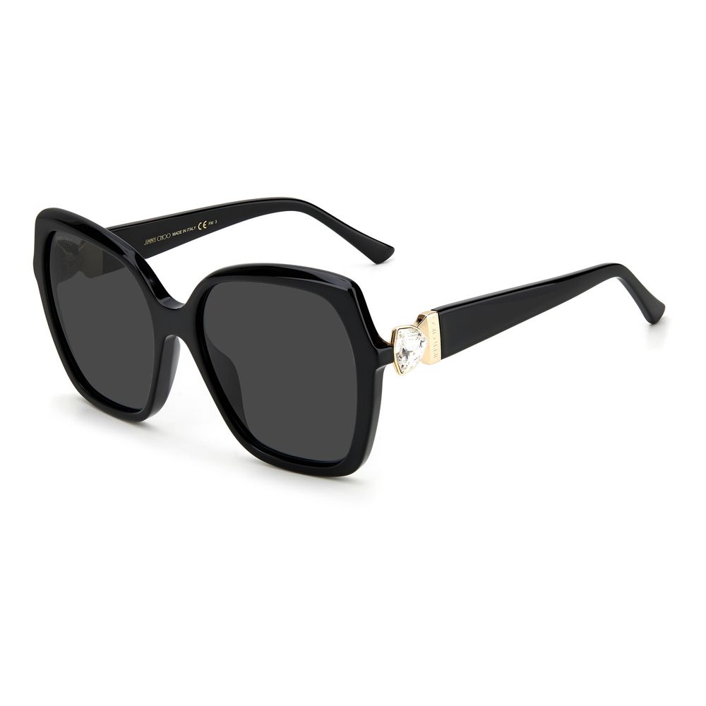 Jimmy Choo Black Acetate Sunglasses