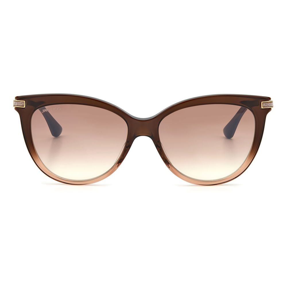 Jimmy Choo Brown Acetate Sunglasses