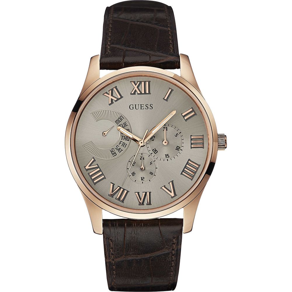 Ρολόι Brown Polyethylene Guess