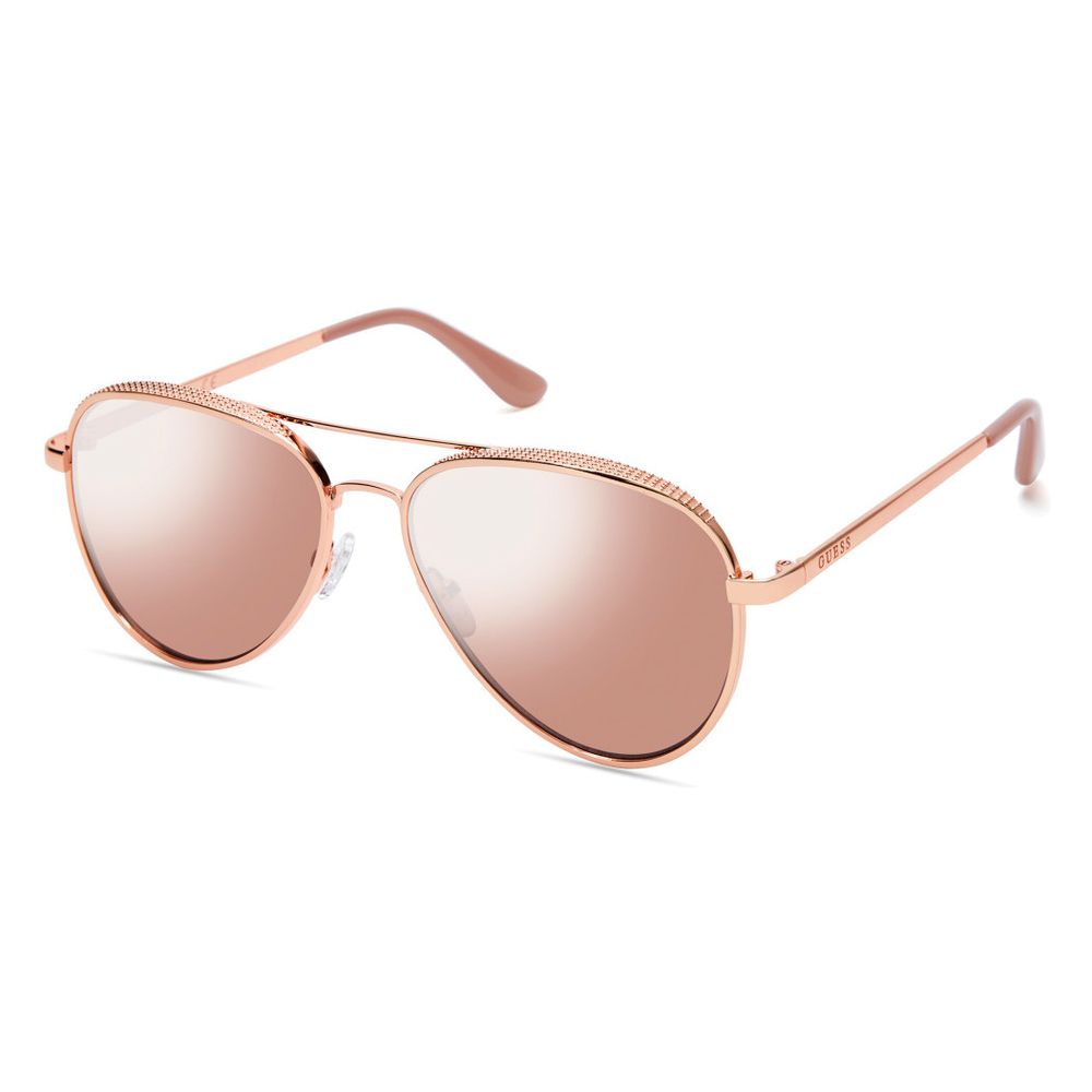 Guess Pink Metal Sunglasses