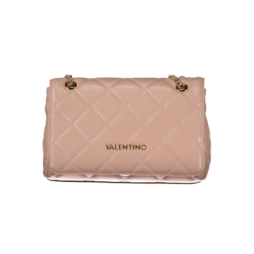 Valentino Bags Ροζ Πολυαιθυλένιο Χειροποίητη Τσάντα