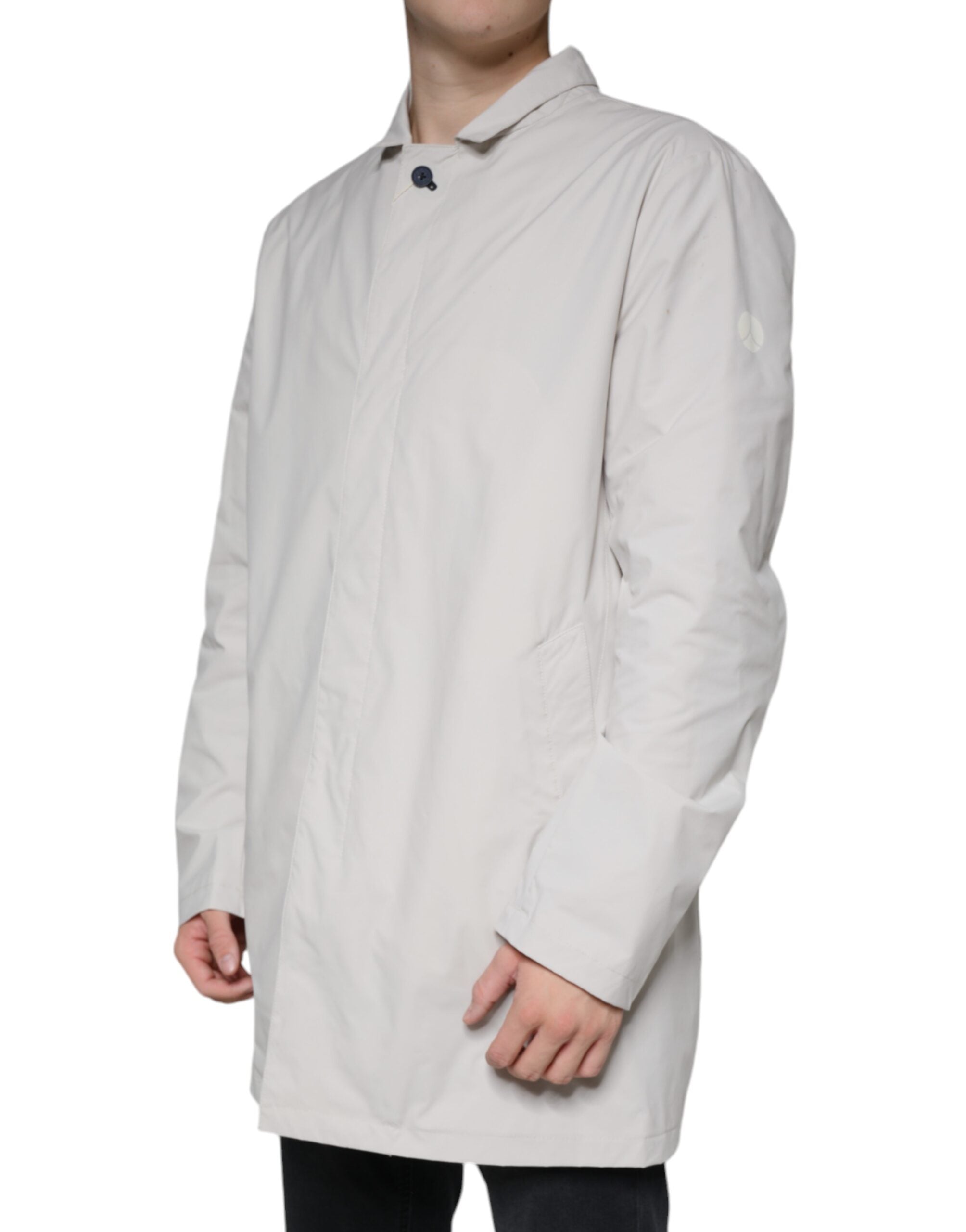 People Of Shibuya Ανδρικό Μπουφάν Off White Full Zip Coat