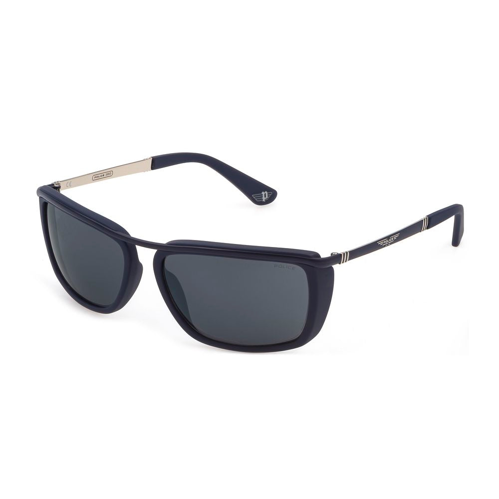 Police Gray Metal Sunglasses