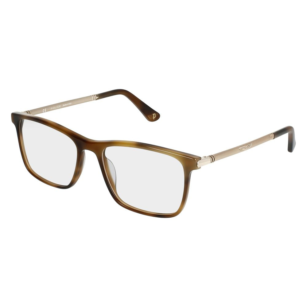 Police Brown Plastic Frames