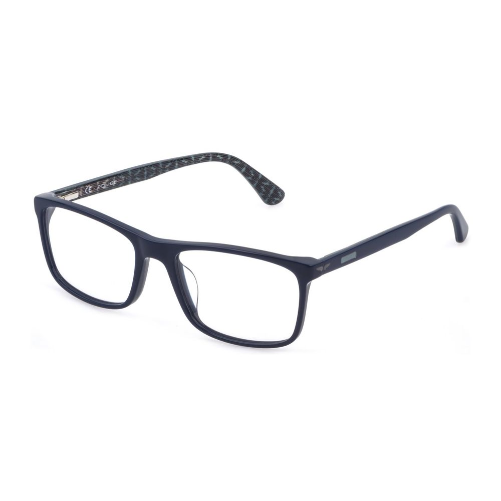 Police Blue Plastic Frames