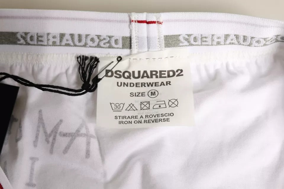 Γυναικείο Λευκό Βαμβακερό Σλιπ Μέσης Dsquared²