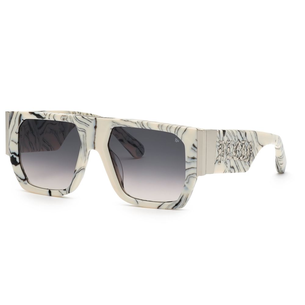 Philipp Plein White Acetate Sunglasses