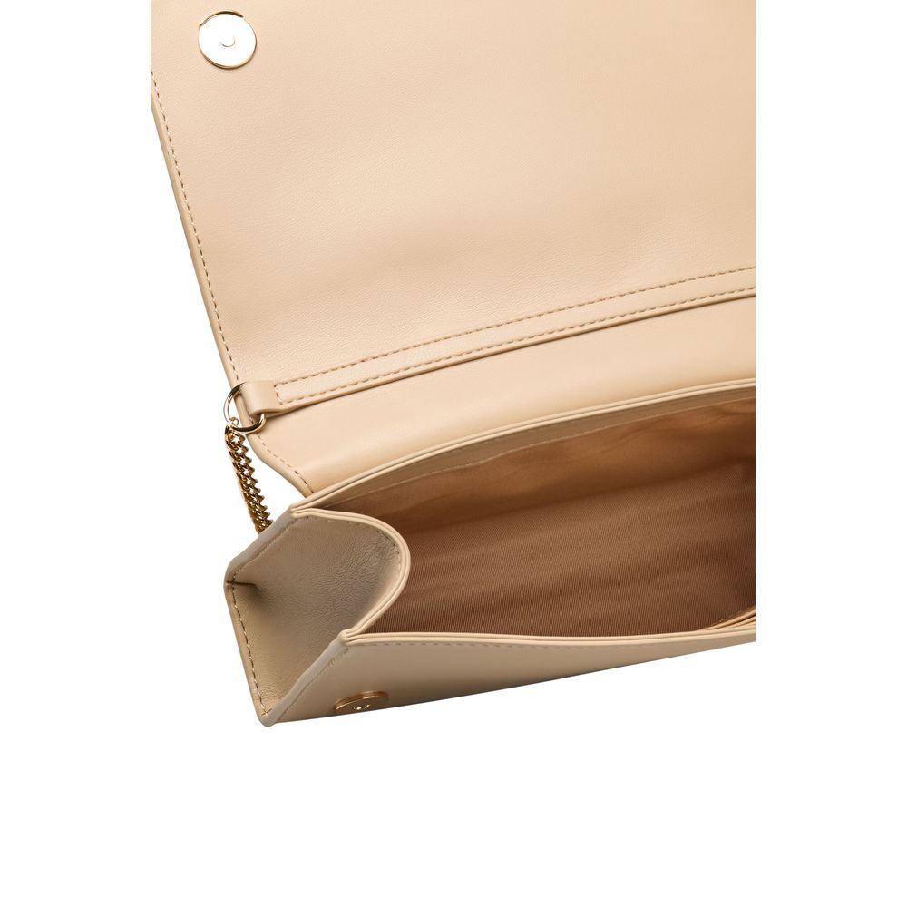 Love Moschino Beige Polyethylene Women Crossbody Bag