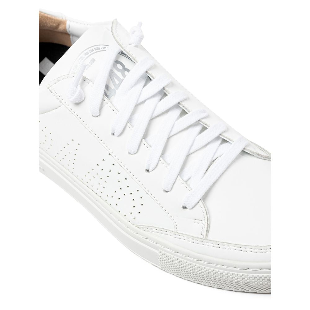 P448 White Leather Sneaker